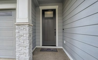 A door in a building.