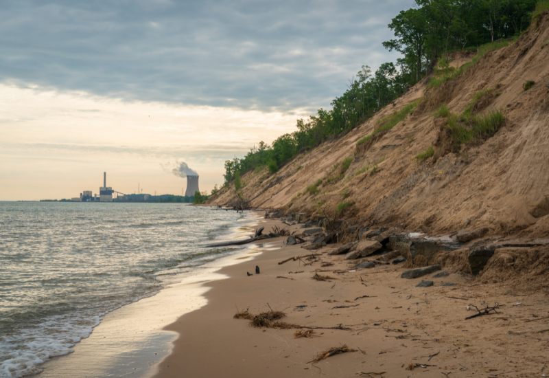 Indiana Dunes National Park coastline