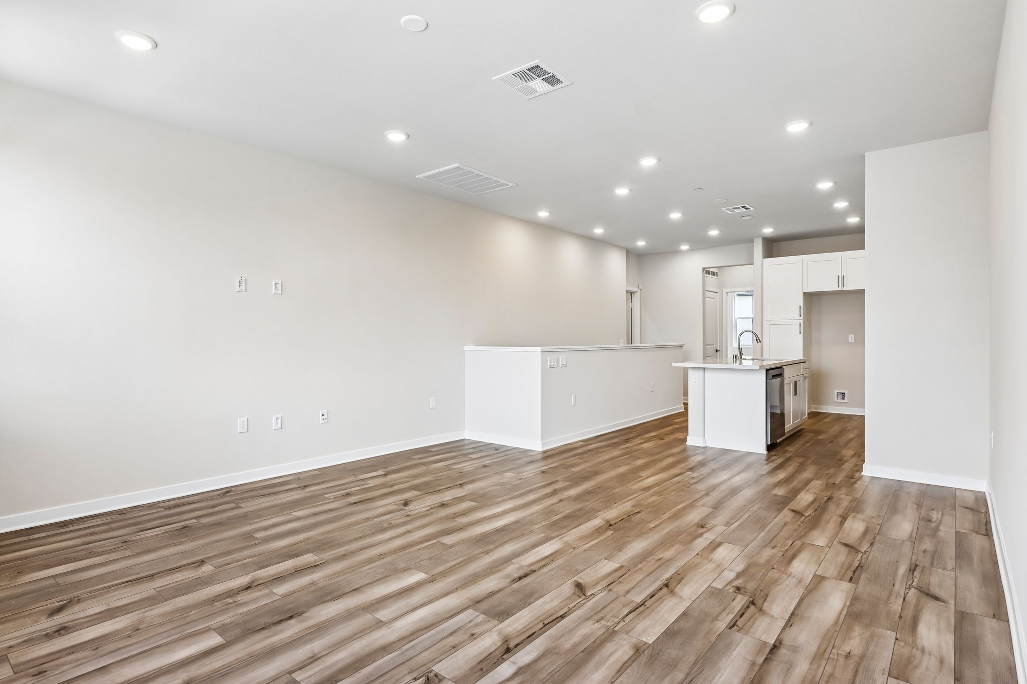 A large empty room.