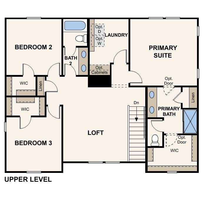 Floor Plan of New Home in Arizona near me Phoenix AZ Century Communities 2 story 4-bedroom floor plan with an additional Study + Loft in Florence AZ Near Queen Creek USDA Loan VA Loan Eligible Near Hunt Highway with community Pool, and more!