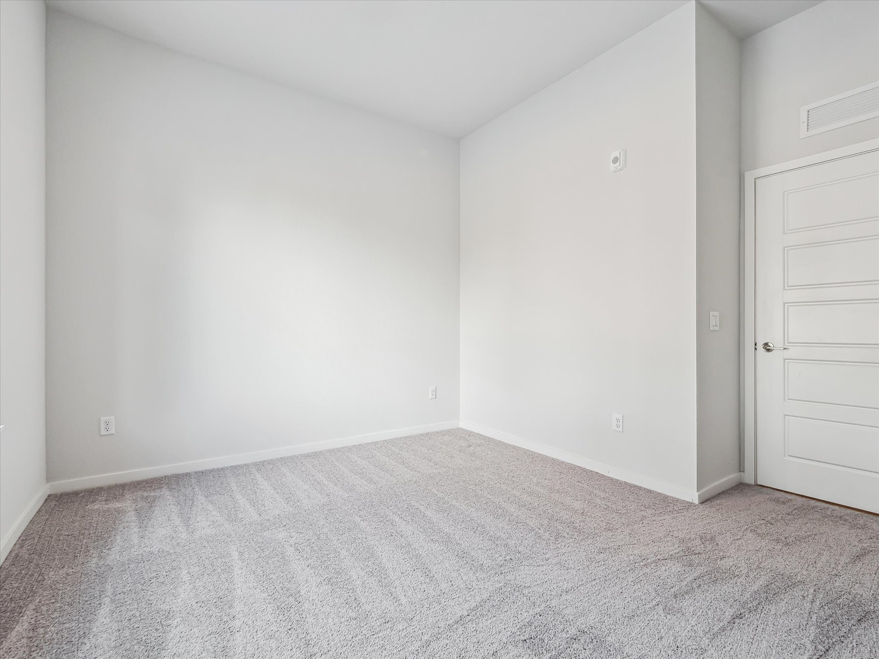 A room with white walls.