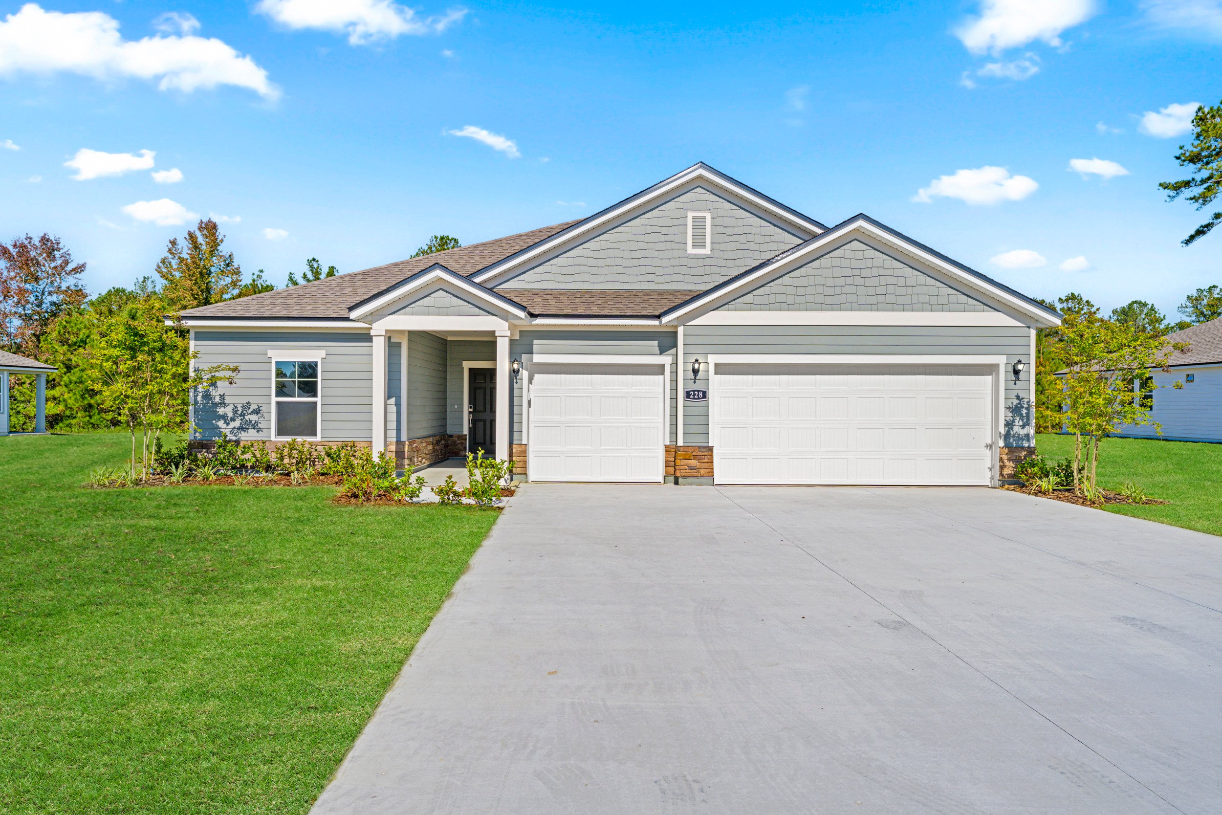 Lot 531 Front Exterior at NorthShore in Kingsland