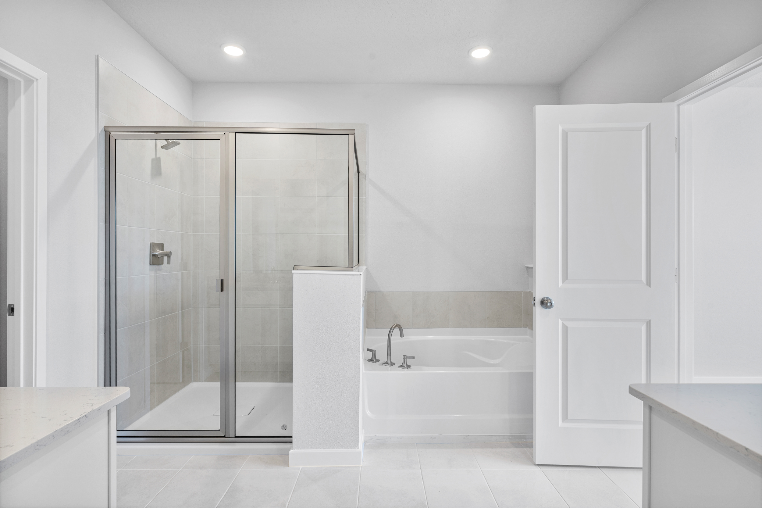 Lot 199 Primary Bathroom Tub and Shower at Reserve East