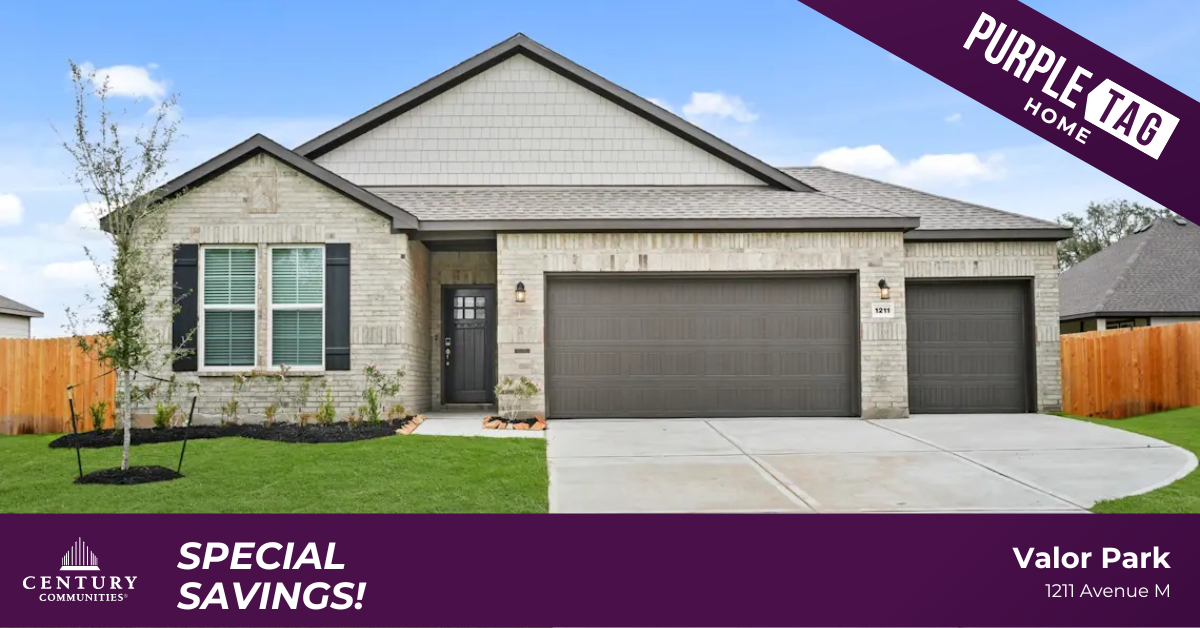 A house with a garage.