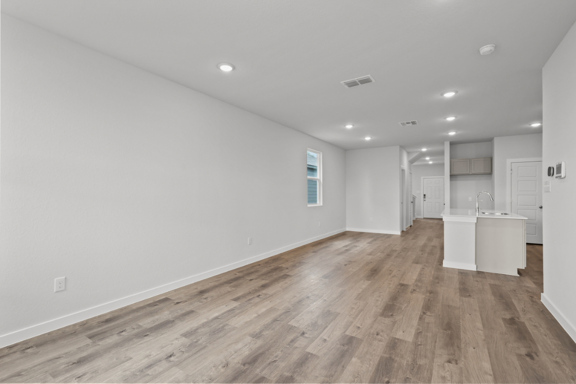 A large empty room.